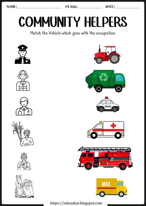 Image result for Community Helpers Printables