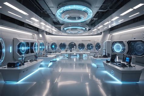 Toradh íomhá ar Futuristic Lab Ceiling