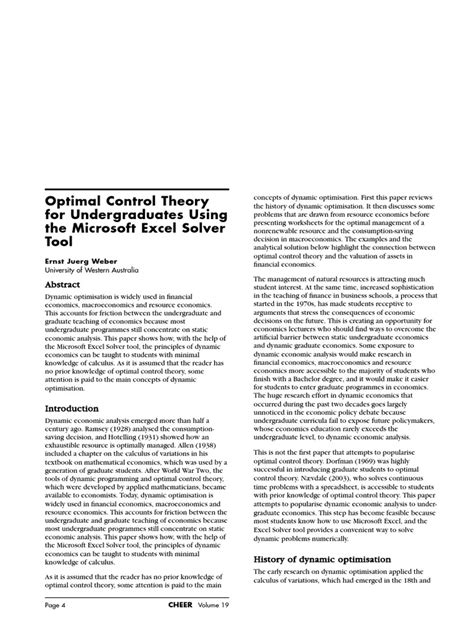 Toradh íomhá ar Optimal Control Theory Simple Problems