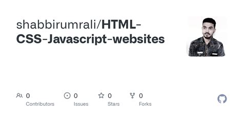HTML/CSS JS GitHub に対する画像結果