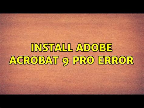 Image result for Adobe Acrobat Pro Error
