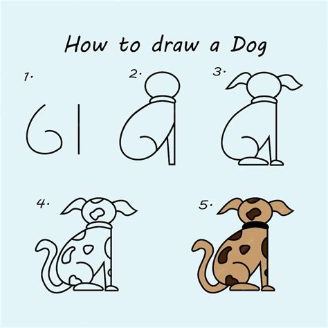 Image result for Cartoon Dog Drawing Tutorial
