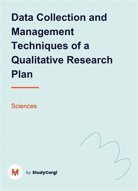 Image result for Qualitative Data Collection Plan Examples