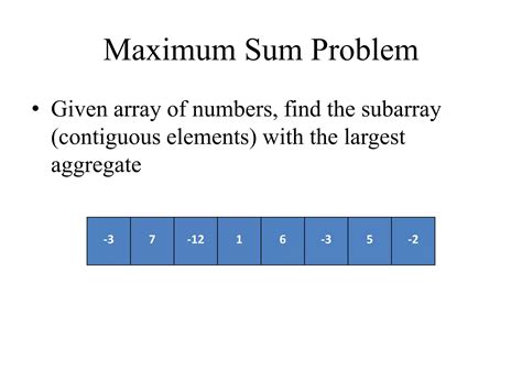 Image result for Find Maximum Subarray