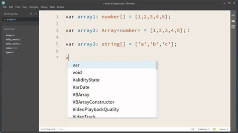 Image result for Arrays Type Sheets in TypeScript