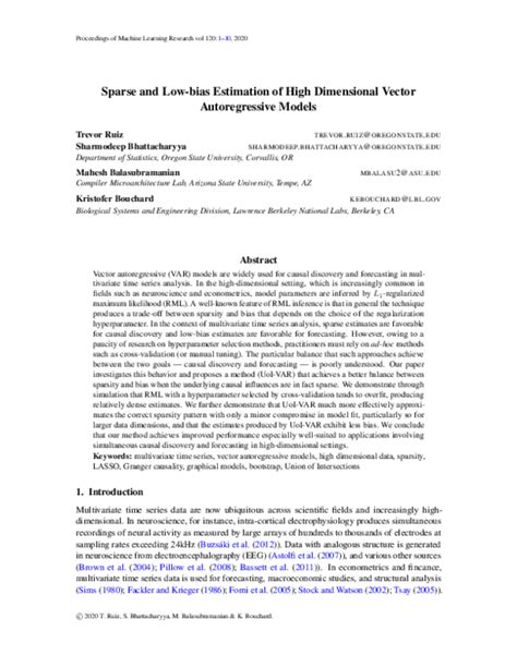 Image result for Sparse Vector Autoregressive Models