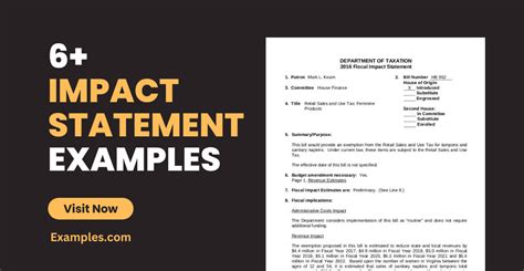 Personal Impact Statement Examples に対する画像結果