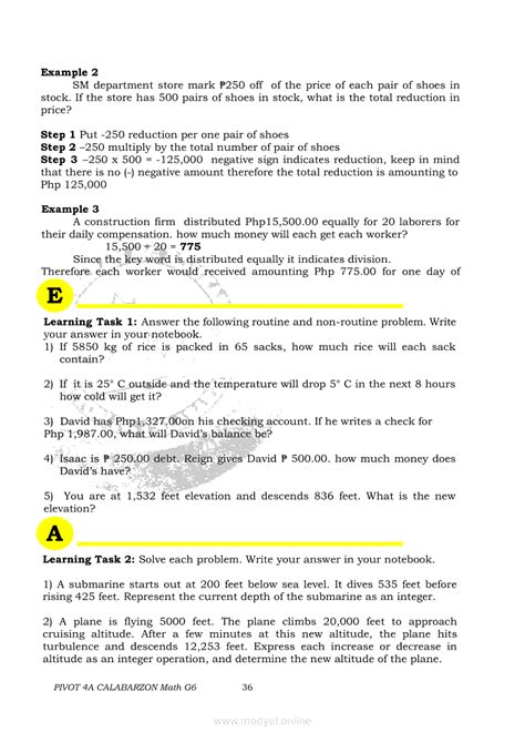 Image result for Mathematics 6 Quarter 3 Module