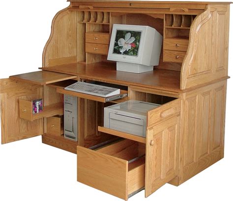 Computer Roll Top Desk に対する画像結果