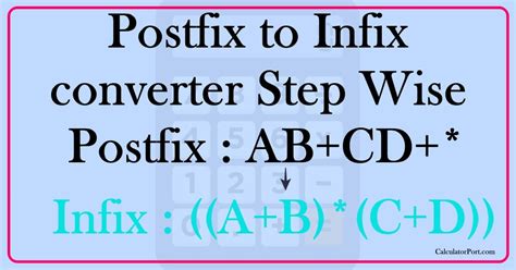 Afbeeldingsresultaten voor How to Convert Infix to Postfix