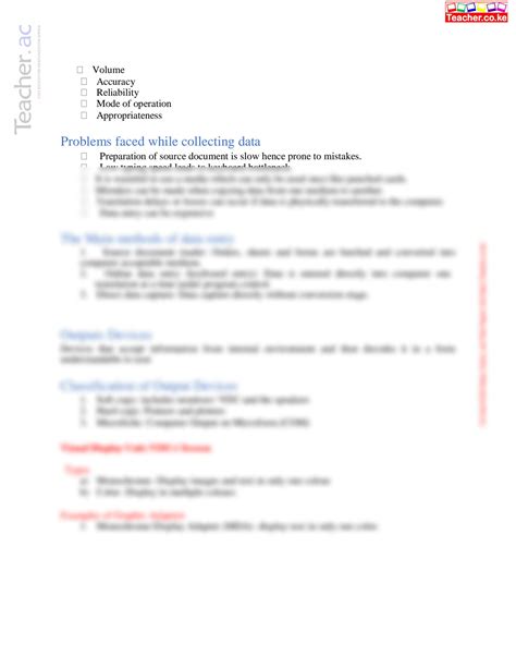 Computer Studies Notes Form 2 PDF に対する画像結果