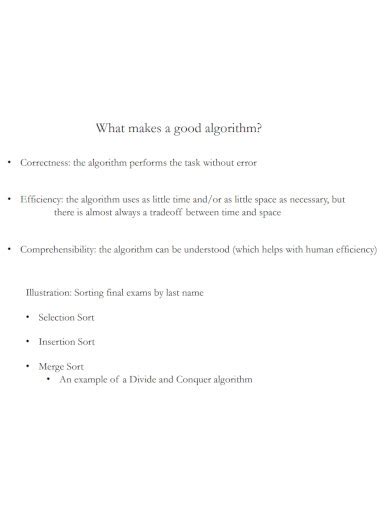 Image result for Give MI an Example of an Algorithm