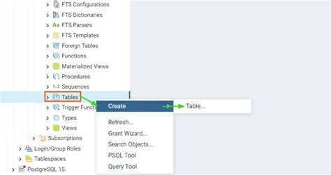 Toradh íomhá ar How to Write Create Table Statement in PostgreSQL pgAdmin 4