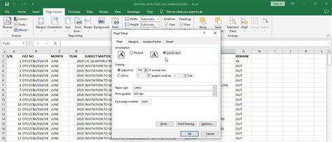 Toradh íomhá ar Orientation Drop Down Arrow Excel Home Tab