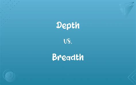 Image result for Breadth vs Depth Graph
