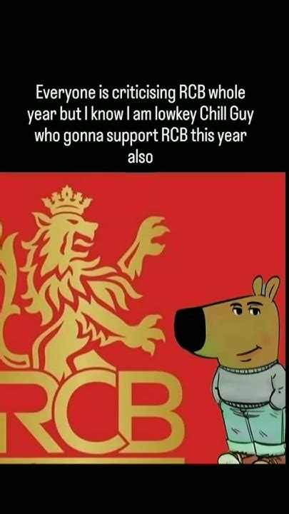 Chill Guy with RCB Cap に対する画像結果