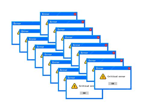 Toradh íomhá ar Windows 95 Error Window Template