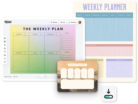 Image result for How to Create Weekly Planner