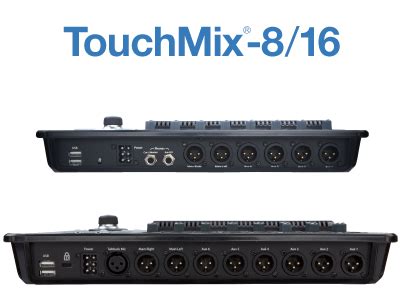 Toradh íomhá ar QSC TouchMix App for Windows