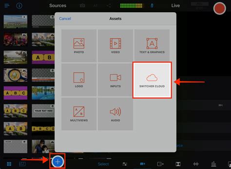 cloud switcher に対する画像結果