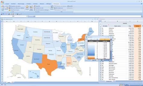 Toradh íomhá ar Excel Data Map