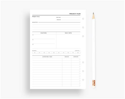 Image result for Project Planner with Border Print