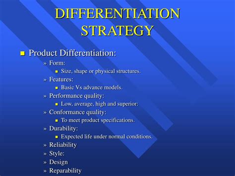 Image result for Differentiation Strategy Define