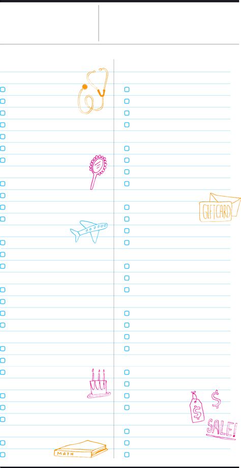 Image result for Free Sample to Do List Template