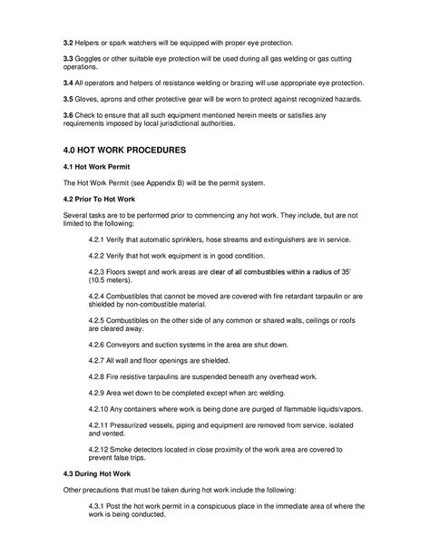 Image result for Hot Work Permit Program