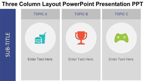 Three Column PowerPoint Template-এর ছবি ফলাফল