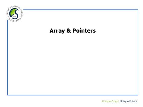 Image result for Declaring a Pointer Array
