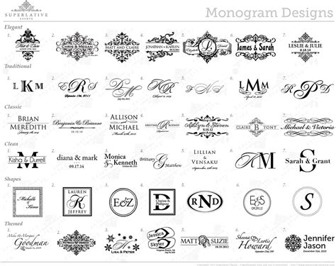 Image result for Monogram Samples