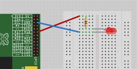 Image result for LED to Raspberry Pi Using Breadboard
