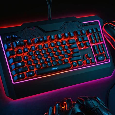 Image result for Illuminated Keyboard Gamer