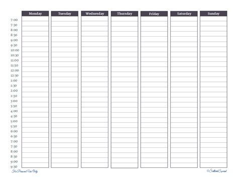 Image result for Weekly Planner Time Blocking Printable