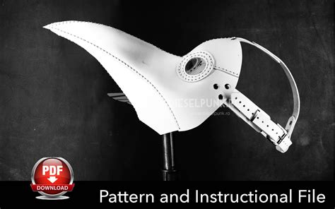 Afbeeldingsresultaten voor Plague Doctor Mask Pattern Free