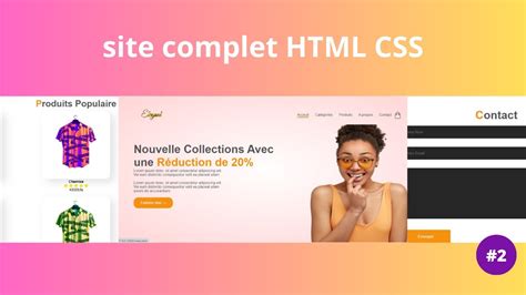 Toradh íomhá ar Image Pour HTML/CSS