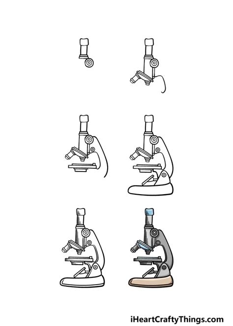 Image result for How to Draw a Microscope Step by Step