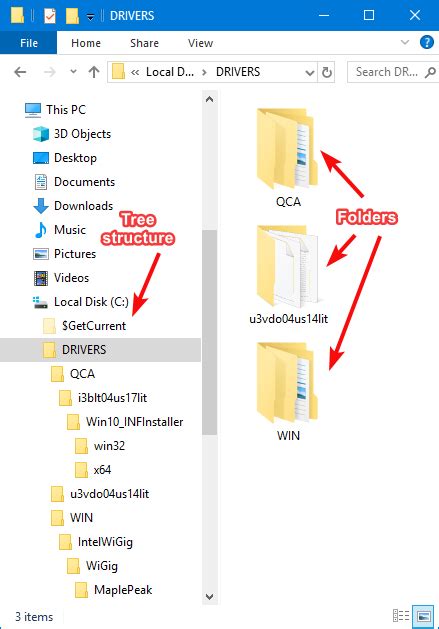 Image result for Tree Folder in Windows
