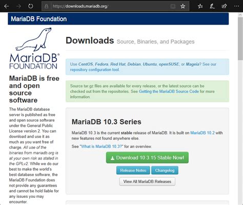 Afbeeldingsresultaten voor MariaDB Download