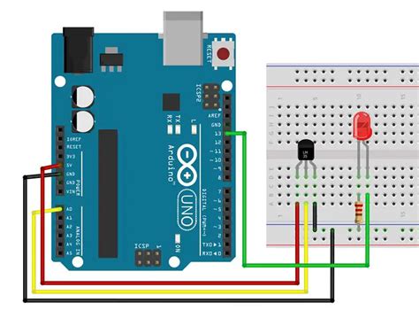 LM35 Sensor Cek Arduino に対する画像結果