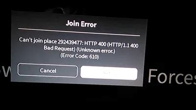 Image result for Error Code 601 Roblox