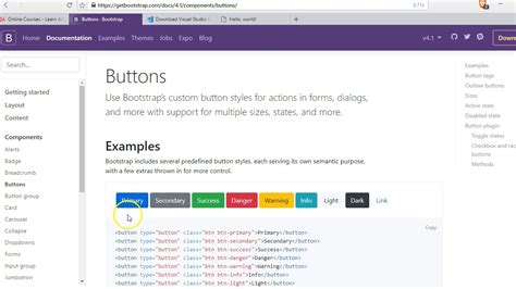 Image result for Bootstrap 5 Button