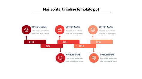 Afbeeldingsresultaten voor Horizontal Timeline Slide Design