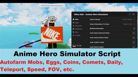 Afbeeldingsresultaten voor Anime Hero Simulator Script