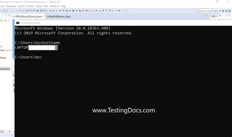 Toradh íomhá ar Using Command Prompt for Java