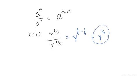 Image result for Quotient Rule Exponents Examples