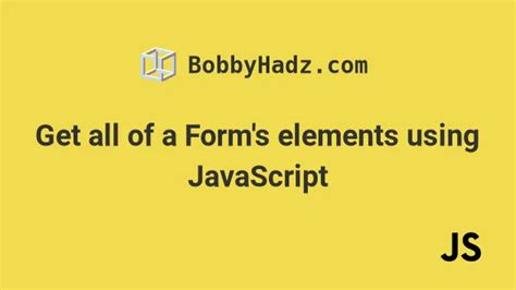 Image result for How to Get Form Data in JavaScript