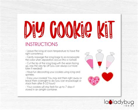 Printable Cookie Decorating Instructions に対する画像結果