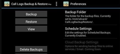 Image result for Call Log Backup Restore